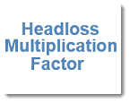Headloss Multiplication Factor